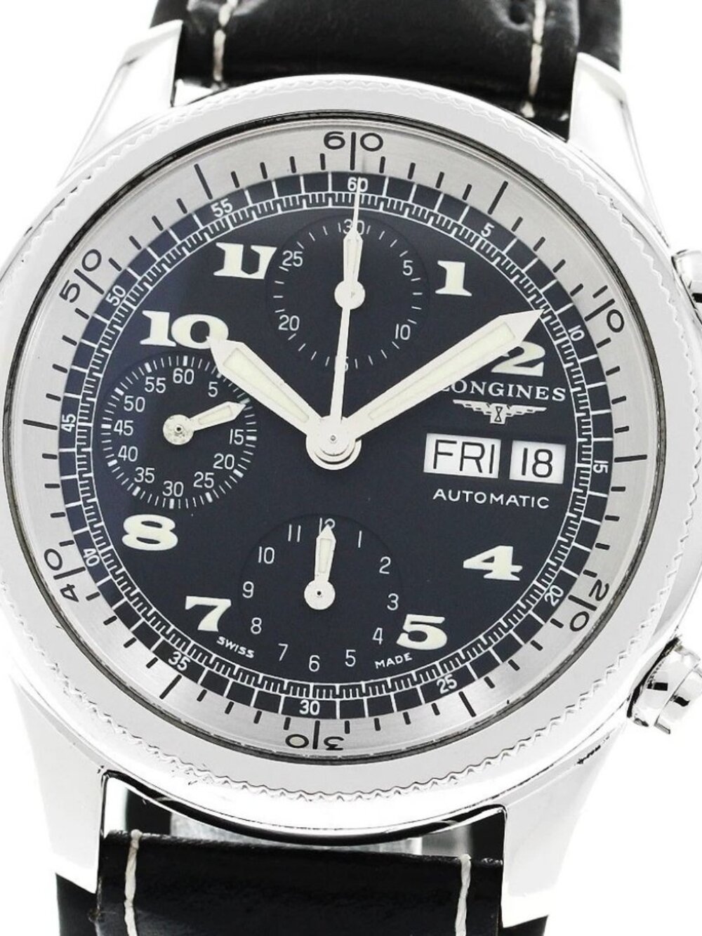 LONGINES Weems L2.625.4 Chronograph day date Automatic Men's Watch_903697